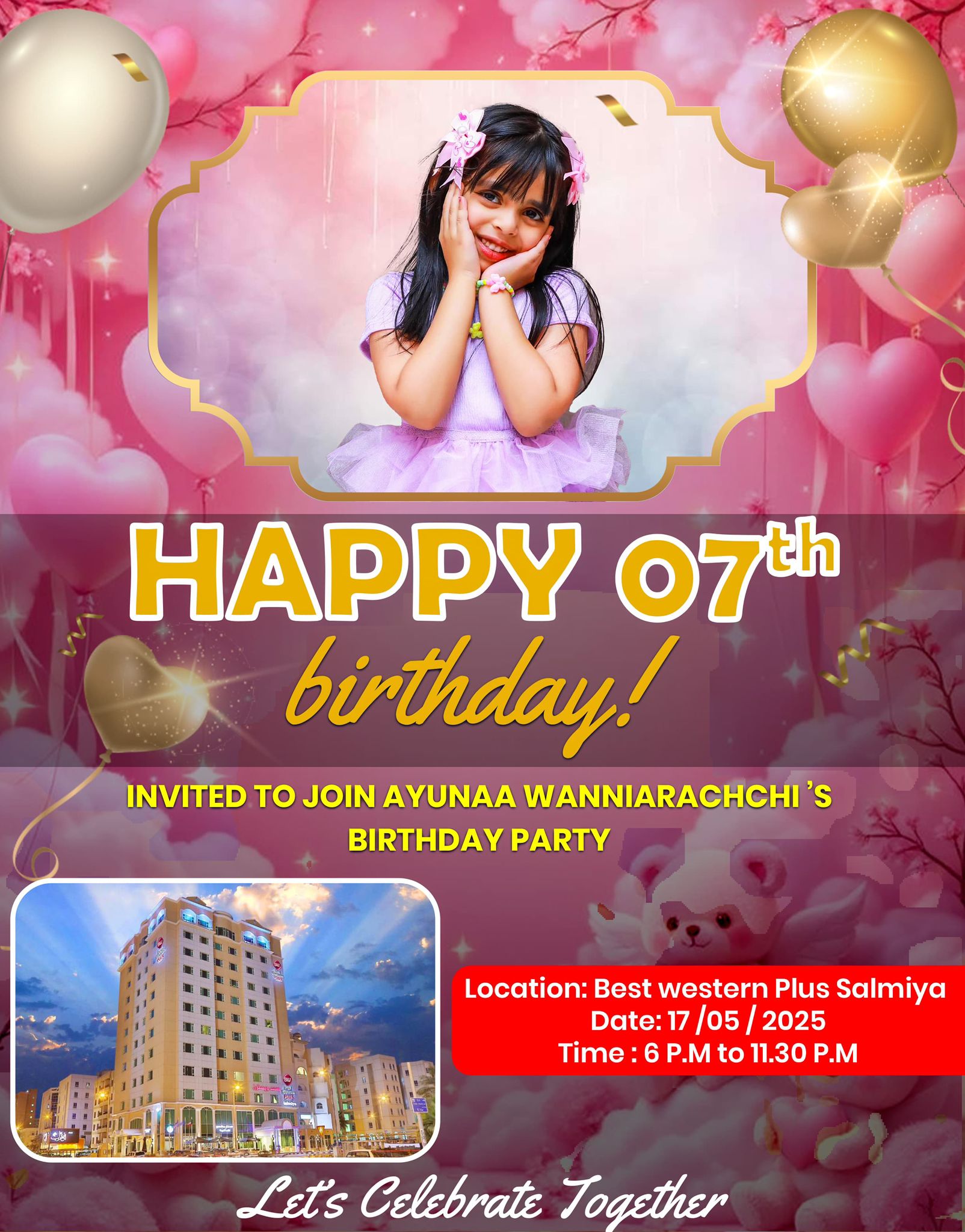 AYUNAA 07th BIRTHDAY NIGHT.